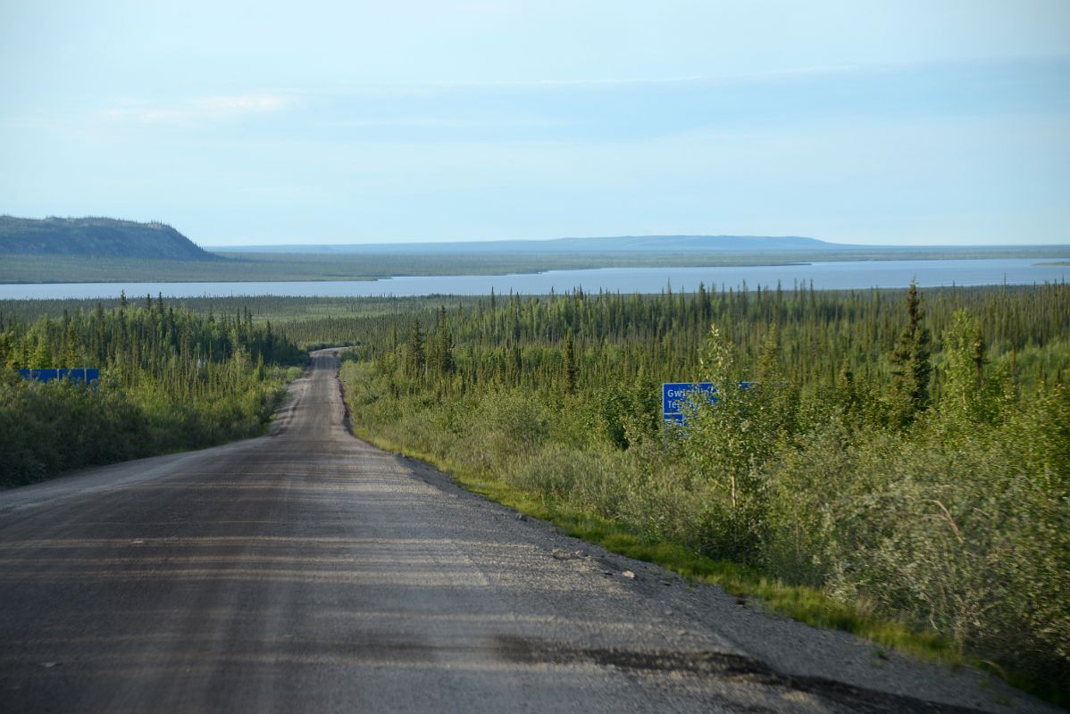 01B Campbell Lake From Dempster Highway Dirt Road Between Inuvik Northwest Territories And The MacKenzie River Ferry